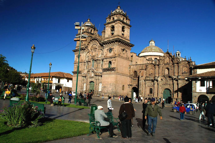 Cuzco - La Catedral na náměstí Plaza de Armas